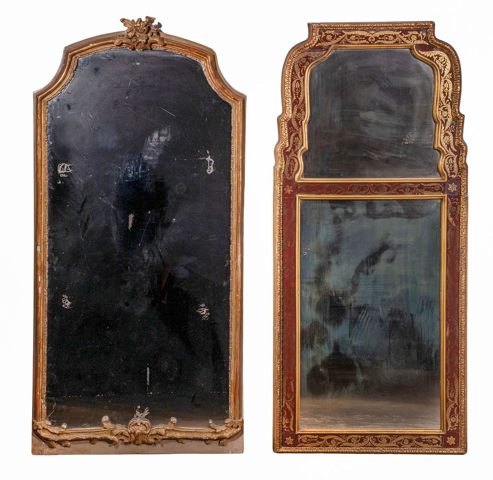 Lot 444: 19th Century Wall Mirrors