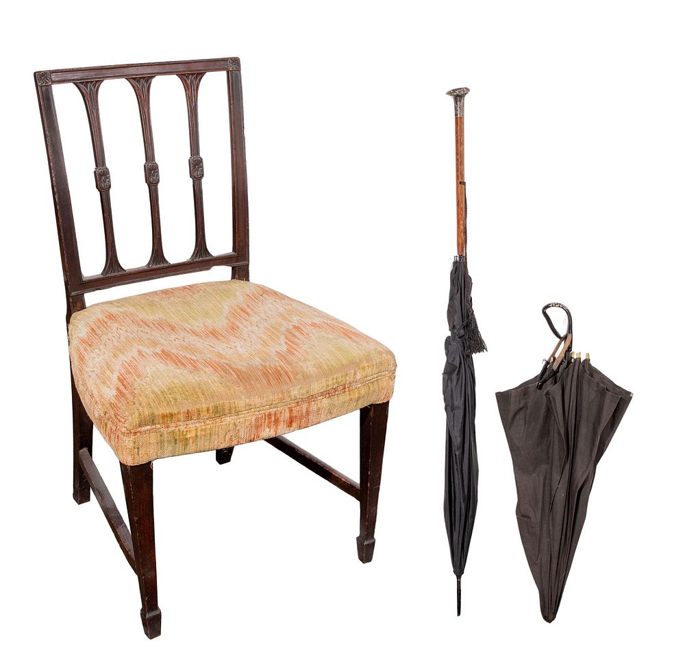 Lot 447: Sheraton Style Commode Chair