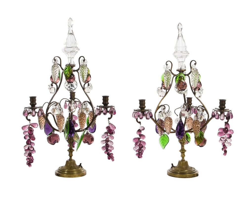 Lot 467: Louis XV Style Girandoles