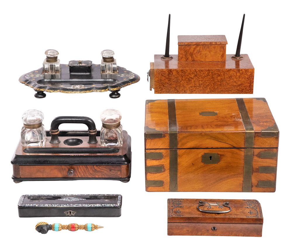 Lot 475: Inkstand Assortment