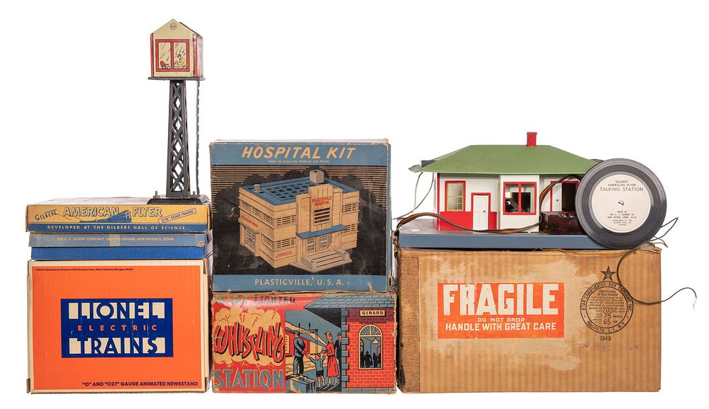 Lot 507: American Flyer and Lionel Model Train O Scale and Accessory Assortment