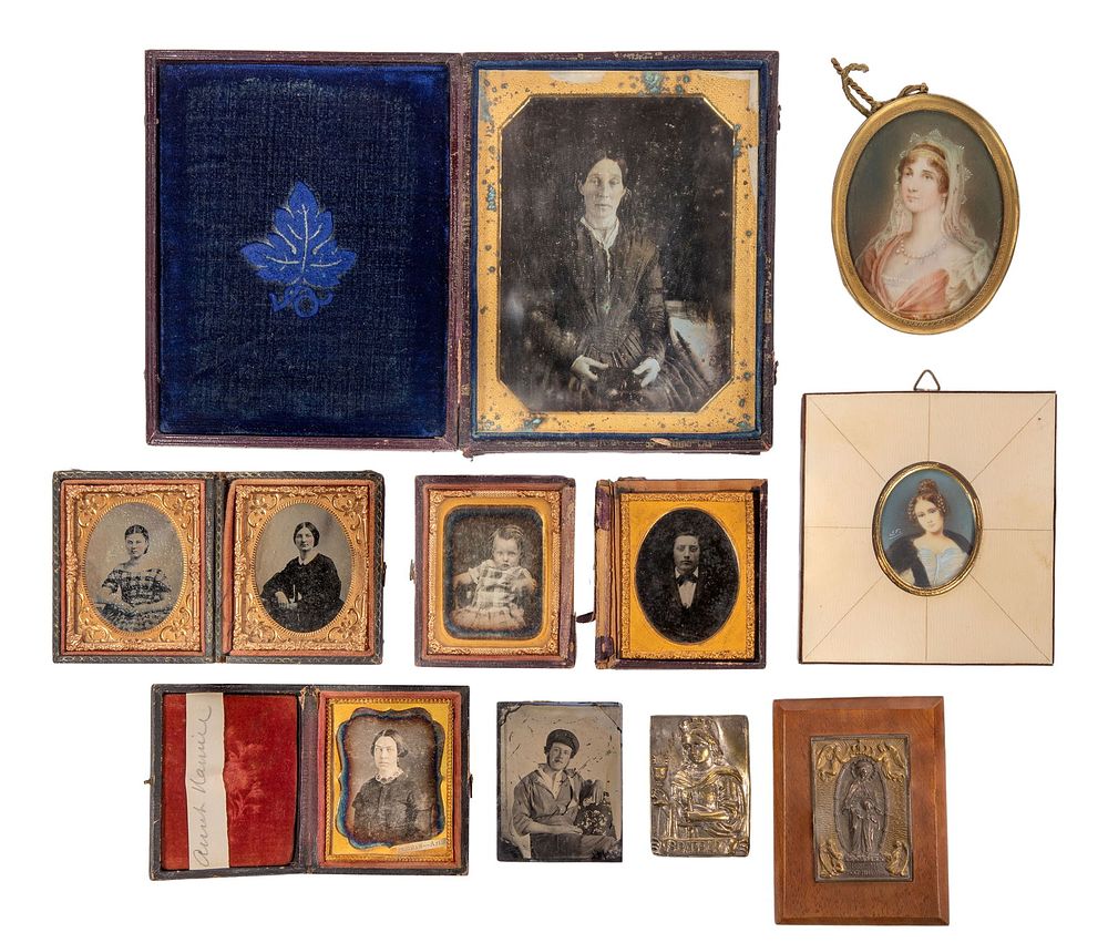Lot 521: Daguerreotype, Ambrotype and Tintype Assortment