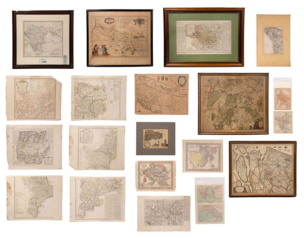 Lot 527: European and United States Map Assortment