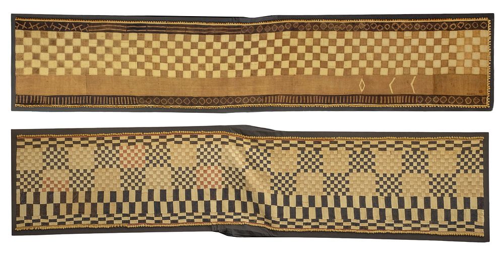 Lot 549: African Congo Kuba Textiles