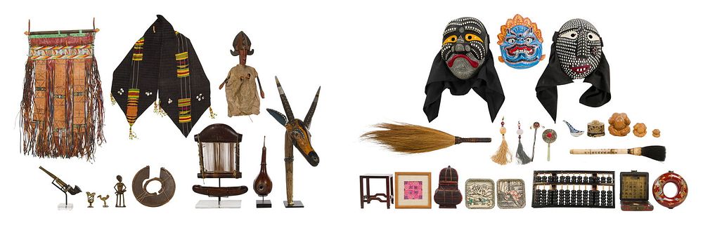 Lot 552: Ethnographic Decorative Object Assortment