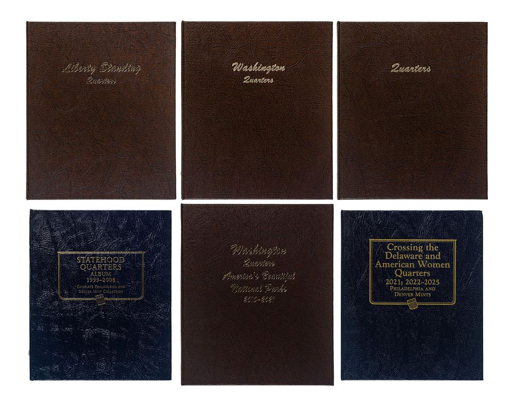 Lot 159: 25c Coin Book Assortment