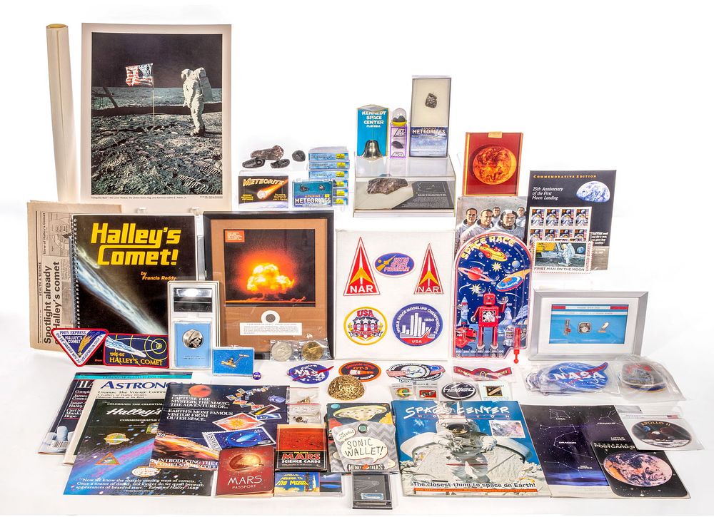 Lot 198: Meteorite and Space Assortment