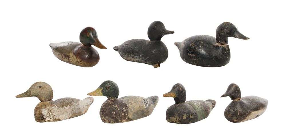 Lot 199: Wooden Duck Decoy Assortment