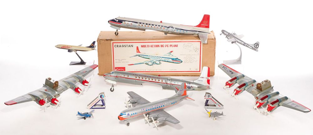 Lot 234: Tin Lithographed Airplane Assortment
