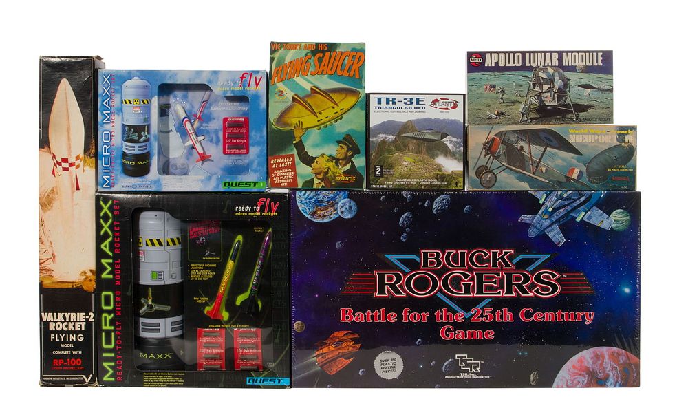 Lot 240: Model Kit and Rocket Assortment