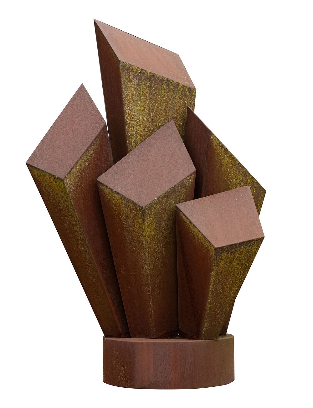 Lot 187: Kenneth Nelson (American, 1932-2022) 'Trapezoid' Steel Sculpture