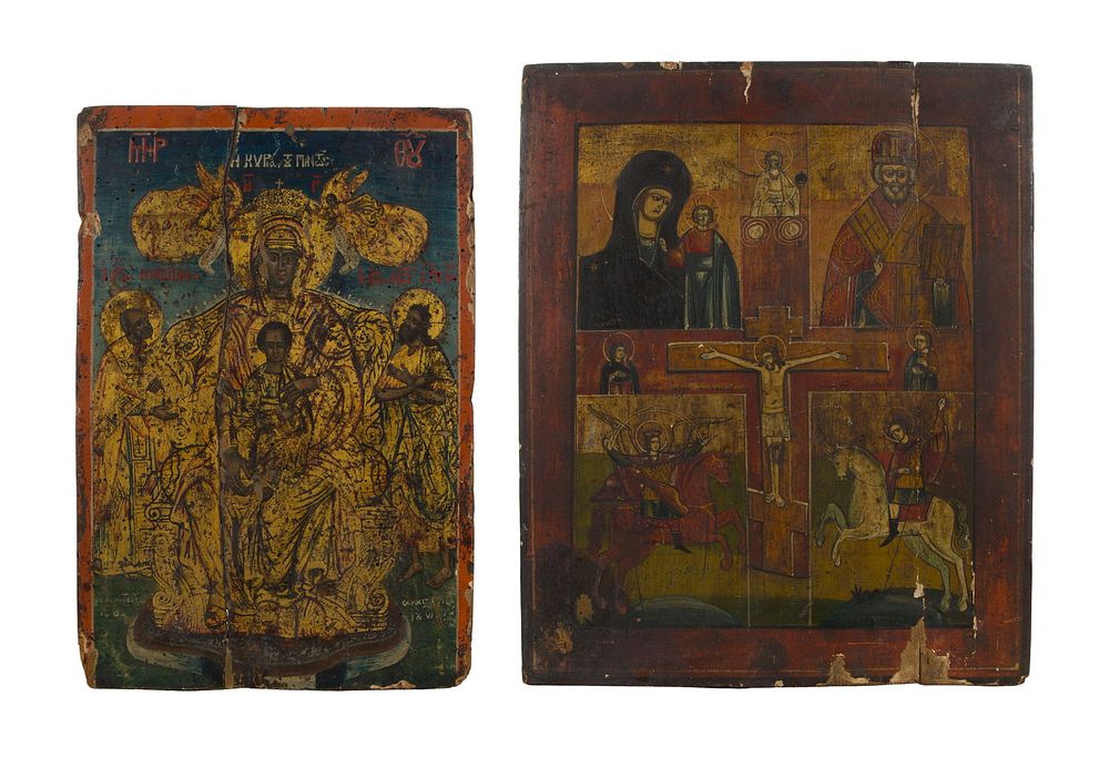 Lot 192: Eastern Orthodox Religious Icons
