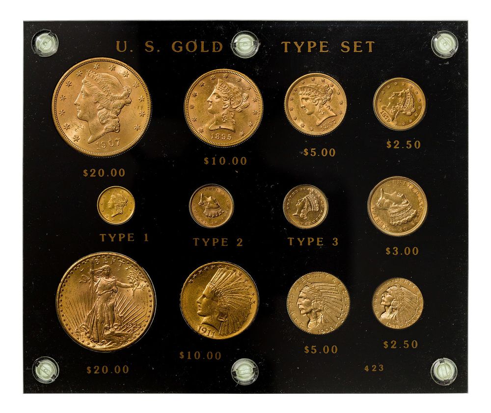 Lot 309: US Gold Type Set Unc.