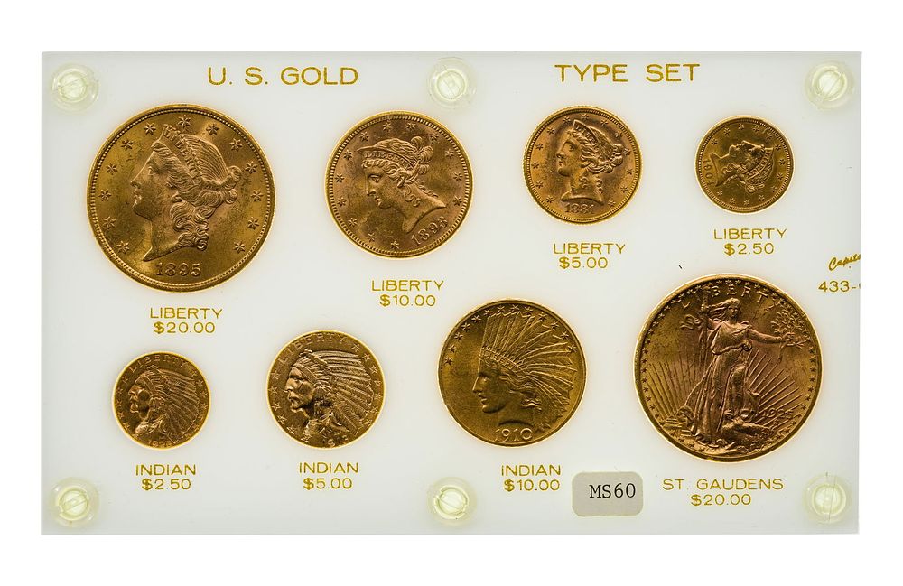 Lot 310: US Gold Type Set Unc.