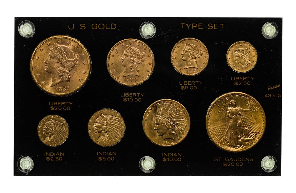 Lot 312: US Gold Type Set Unc.
