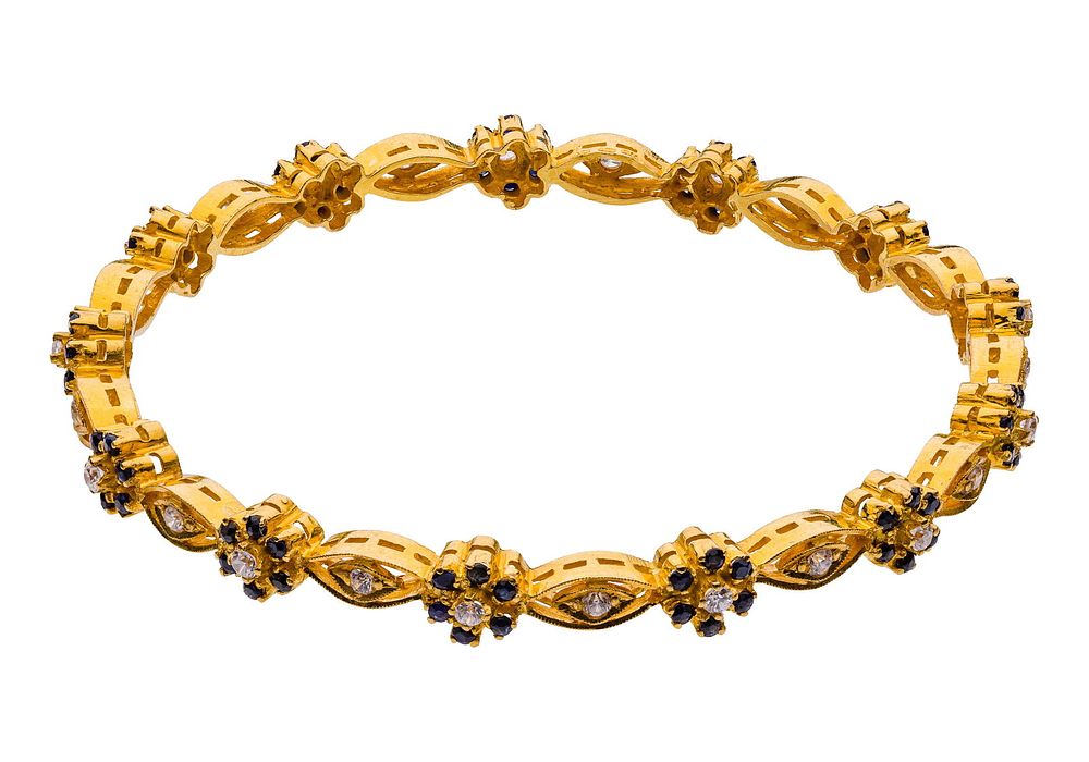 Lot 173: 22k Yellow Gold Bangle Bracelet