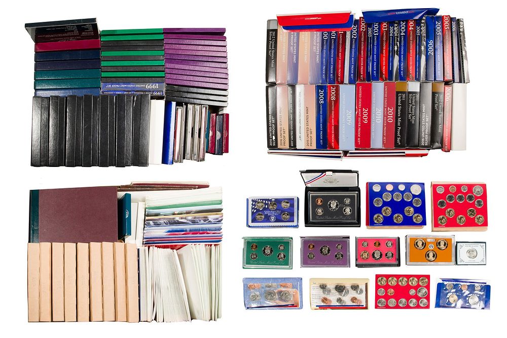 Lot 205: US Mint and Proof Coin Set Assortment