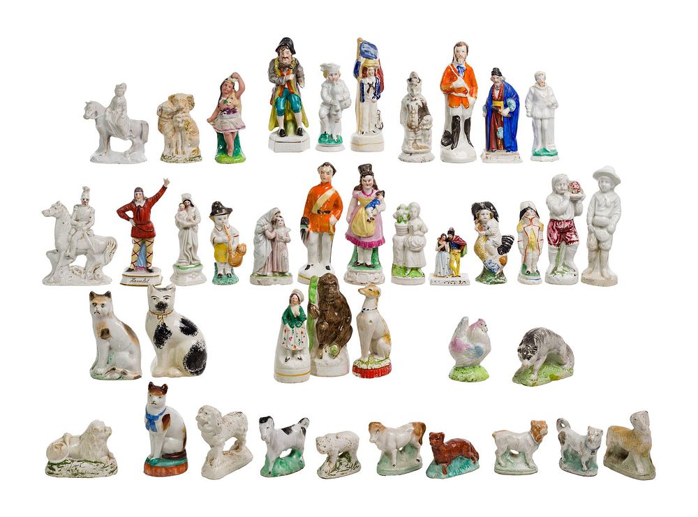 Lot 233: Staffordshire Figurine Collection