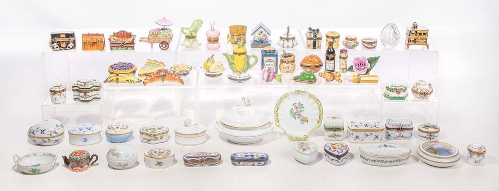 Lot 235: Limoges Trinket Box Collection