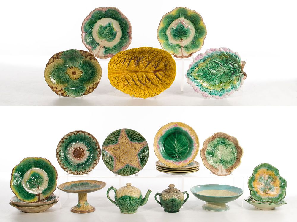 Lot 239: Majolica Pottery Assortment