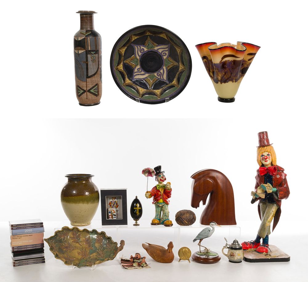 Lot 245: Timothy Langholz (American, 1965-2008) Studio Pottery Vase