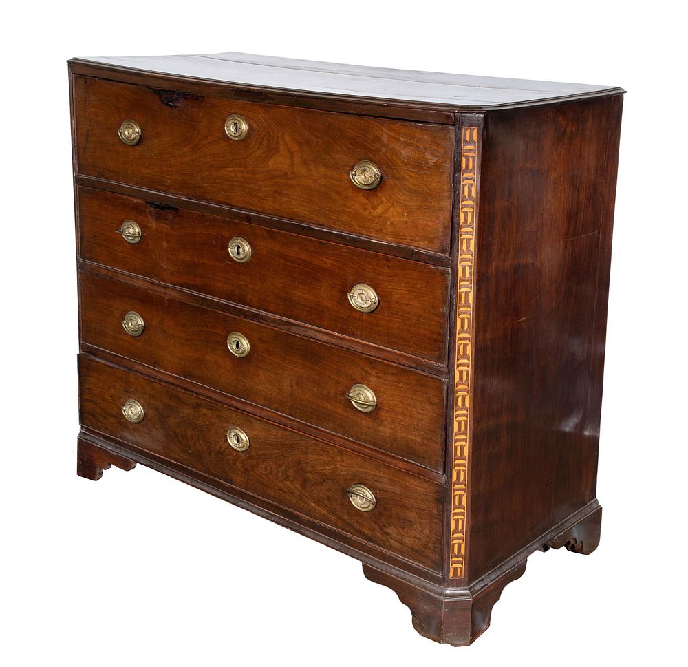 Lot 264: Mahogany Veneer Secretary Dresser