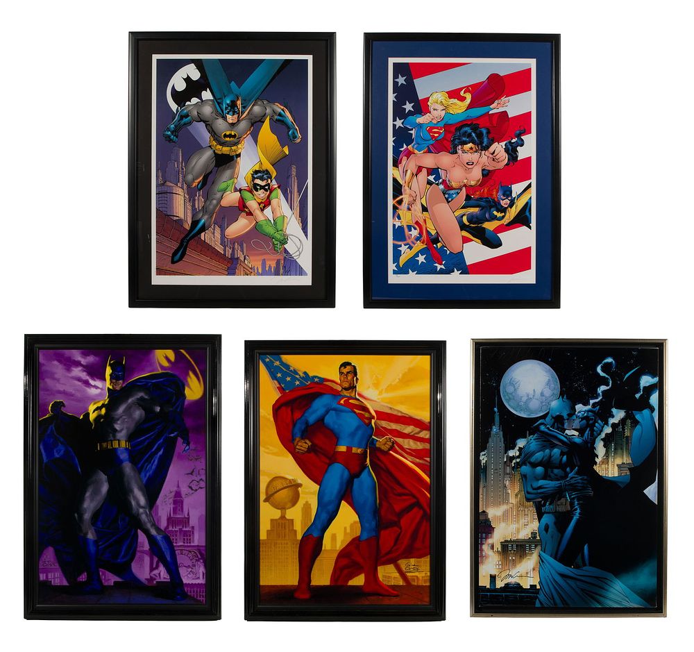 Lot 335: Jim Lee and Glen Orbik Giclee Print Assortment