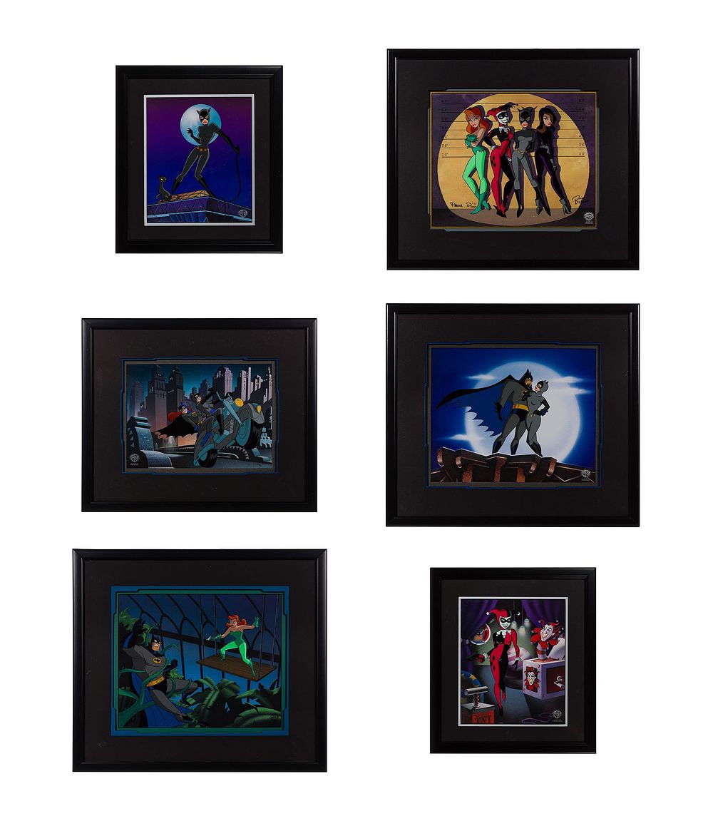 Lot 350: Warner Brothers Batman Animation Art Assortment
