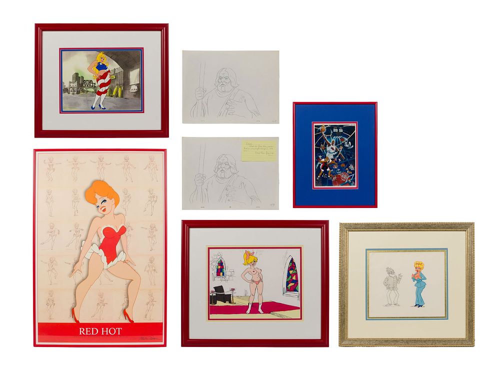 Lot 352: Animation Art Assortment