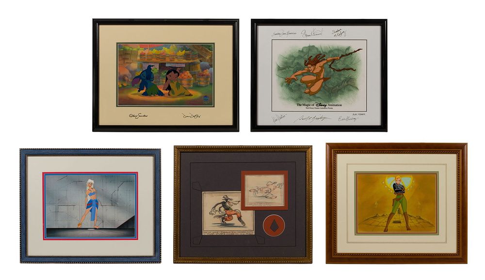 Lot 358: Disney Animation and Art Assortment