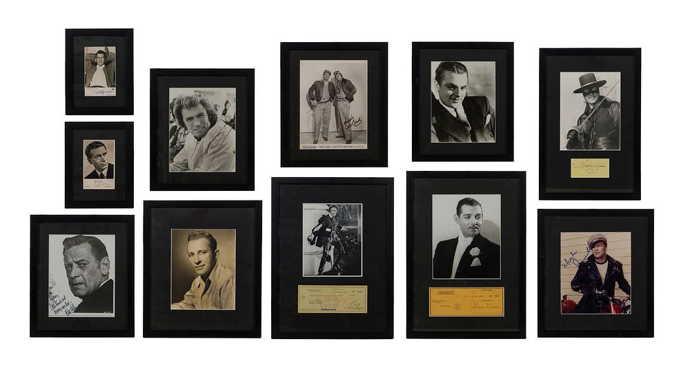 Lot 364: Leading Man Signed Photograph Assortment