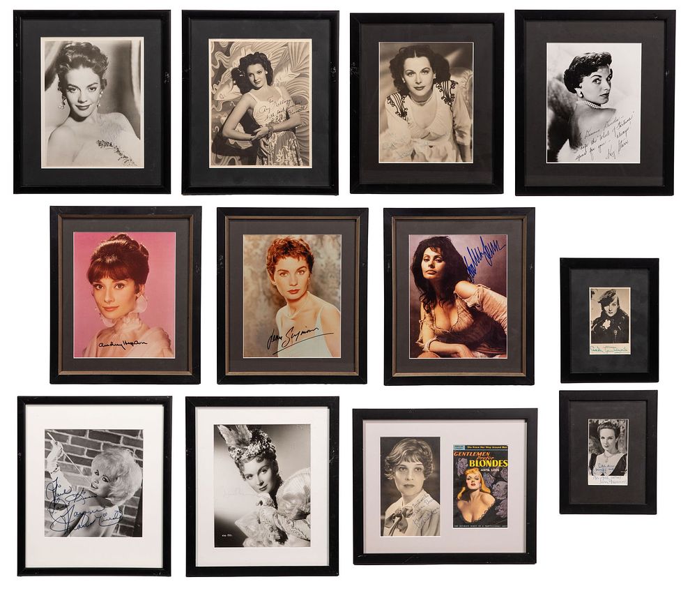 Lot 365: Movie Star Signed Photograph Assortment
