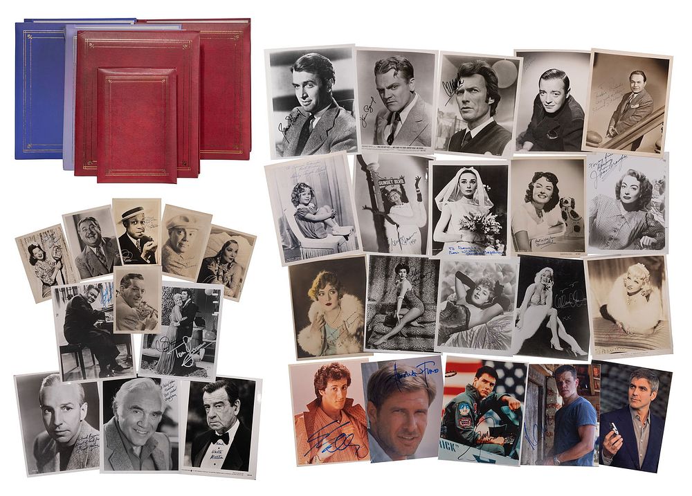 Lot 366: Movie Star Signed Photograph Assortment