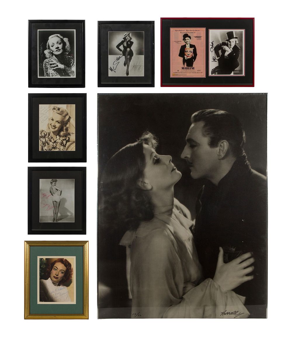 Lot 368: Autographed Movie Star Photograph Assortment