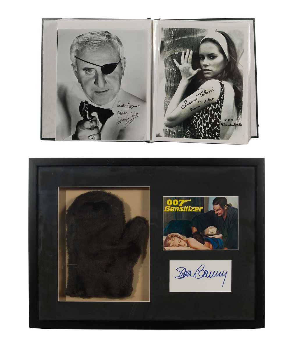 Lot 375: James Bond Prop and Photograph Album Assortment