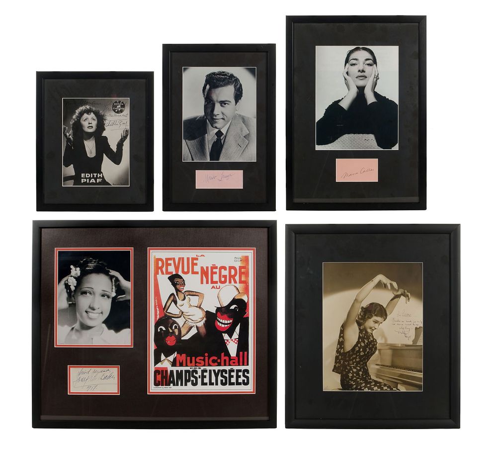 Lot 378: Musical Signed Photograph Assortment