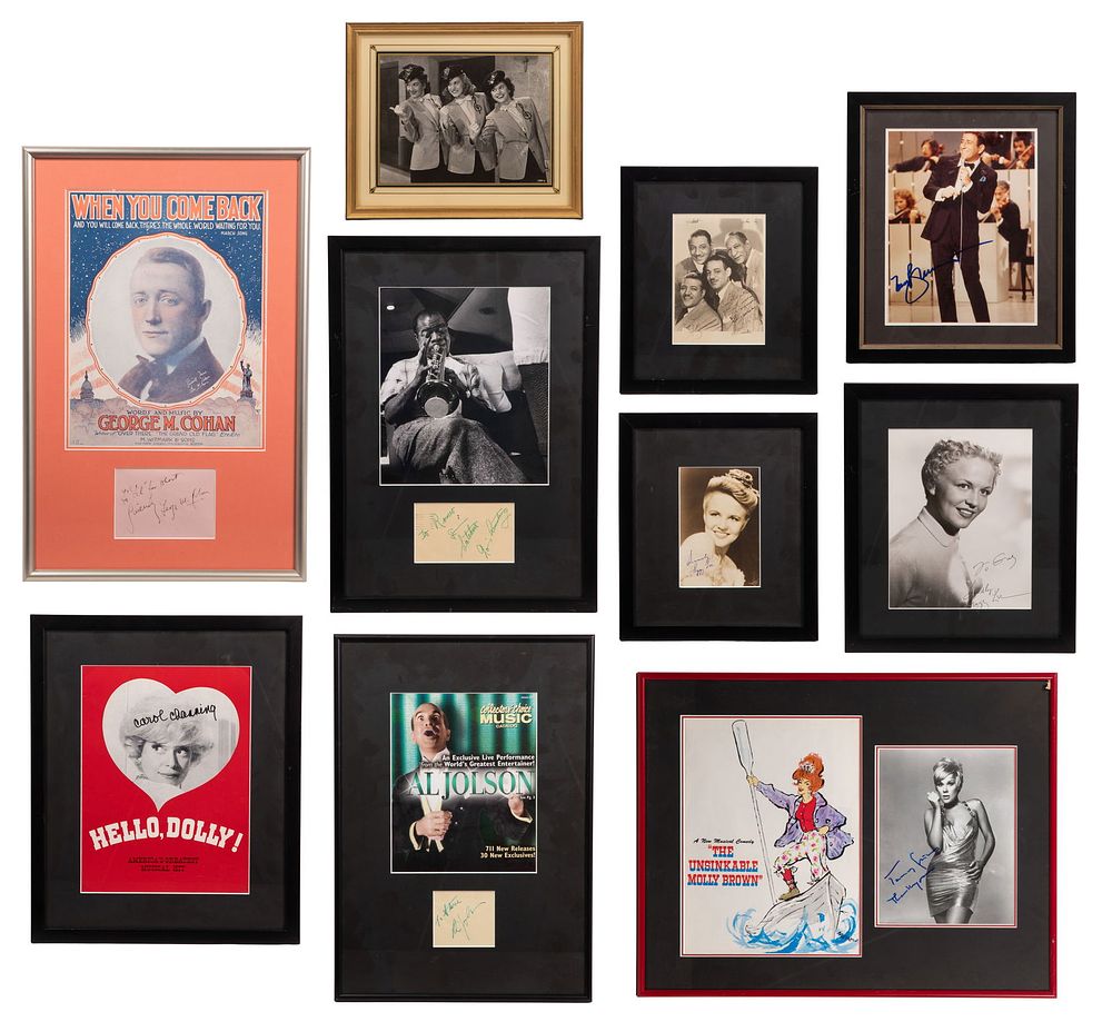 Lot 379: Musical Signed Photograph Assortment