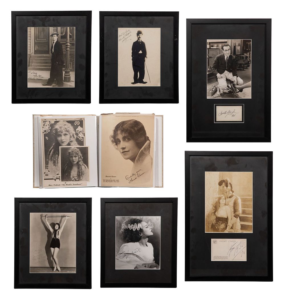 Lot 382: Silent Film Star Signed Photograph Assortment