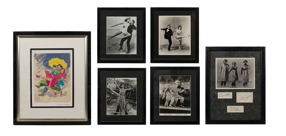 Lot 387: Gene Kelly and Costar Signed Photograph Assortment
