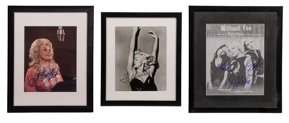 Lot 394: Musical Signed Photograph Assortment