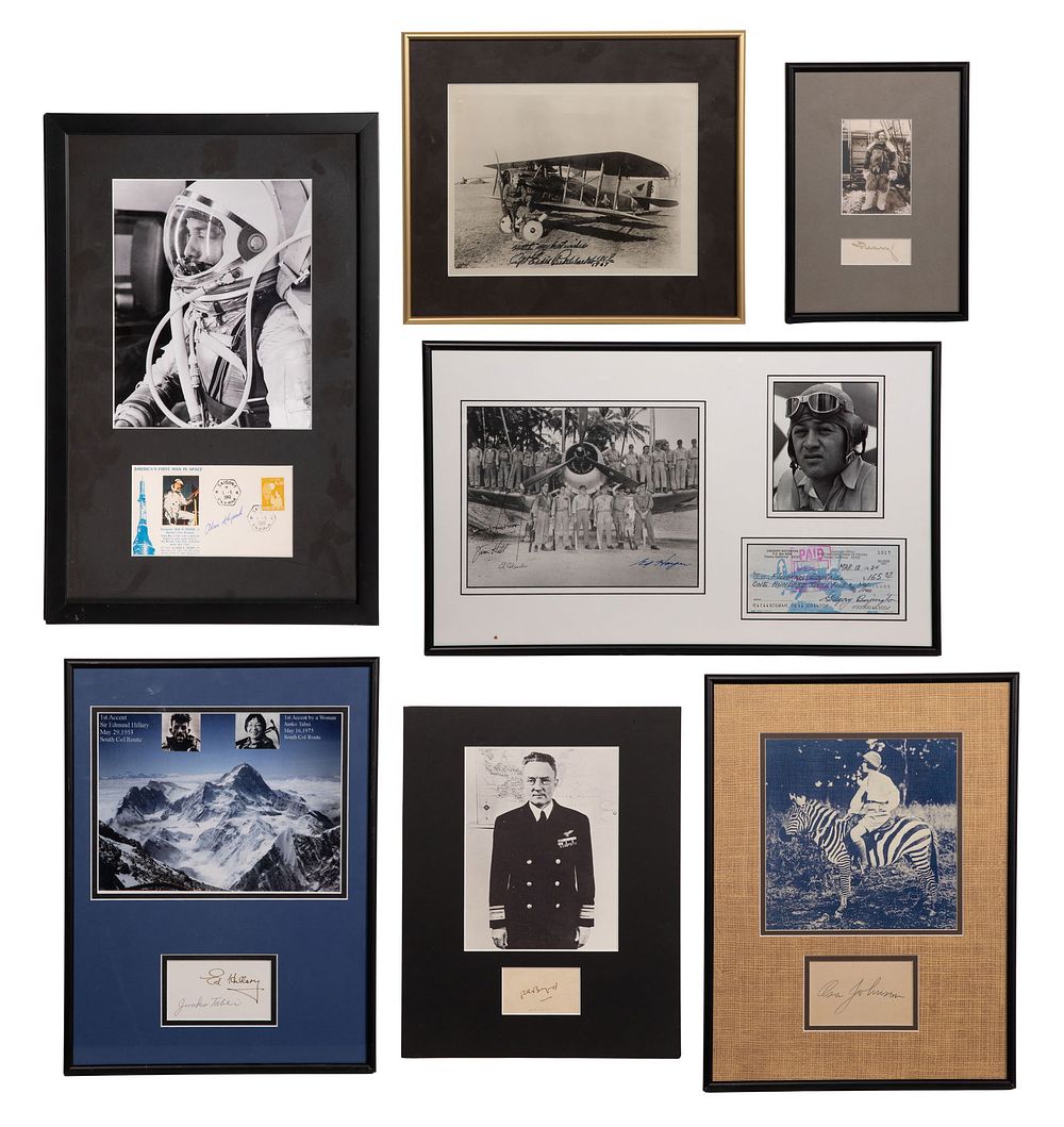 Lot 396: Historical Figure Signed Photograph Assortment
