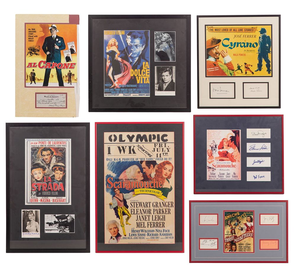 Lot 400: Movie Autograph Assortment