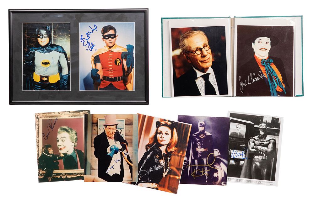 Lot 401: Batman Signed Photograph Assortment