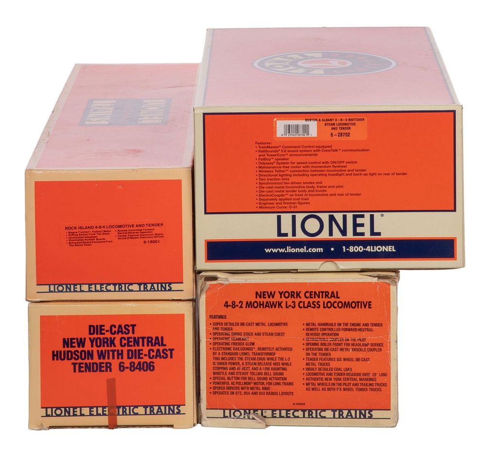 Lot 407: Lionel Model Train O Scale Engine and Tender Assortment