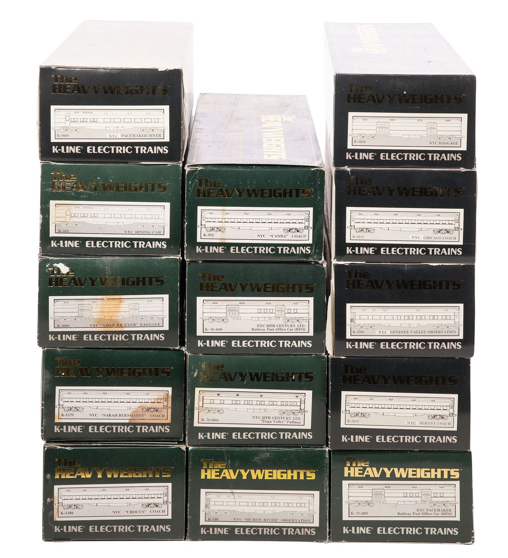 Lot 423: K-Line Model Train O Scale New York Central Assortment