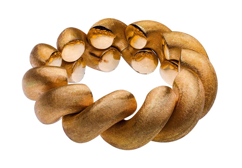 Lot 154: 18k Yellow Gold Bracelet
