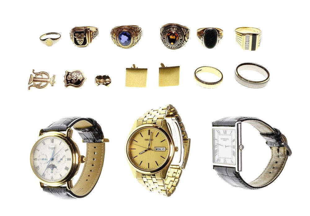 Lot 174: Gold Jewelry Assortment