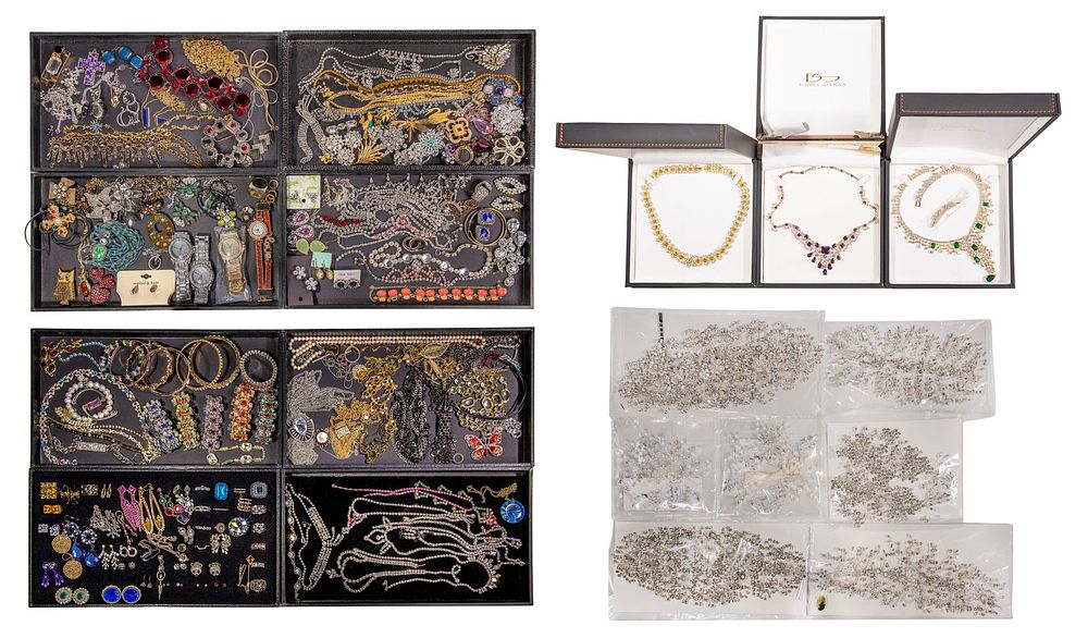 Lot 219: Rhinestone Jewelry Assortment