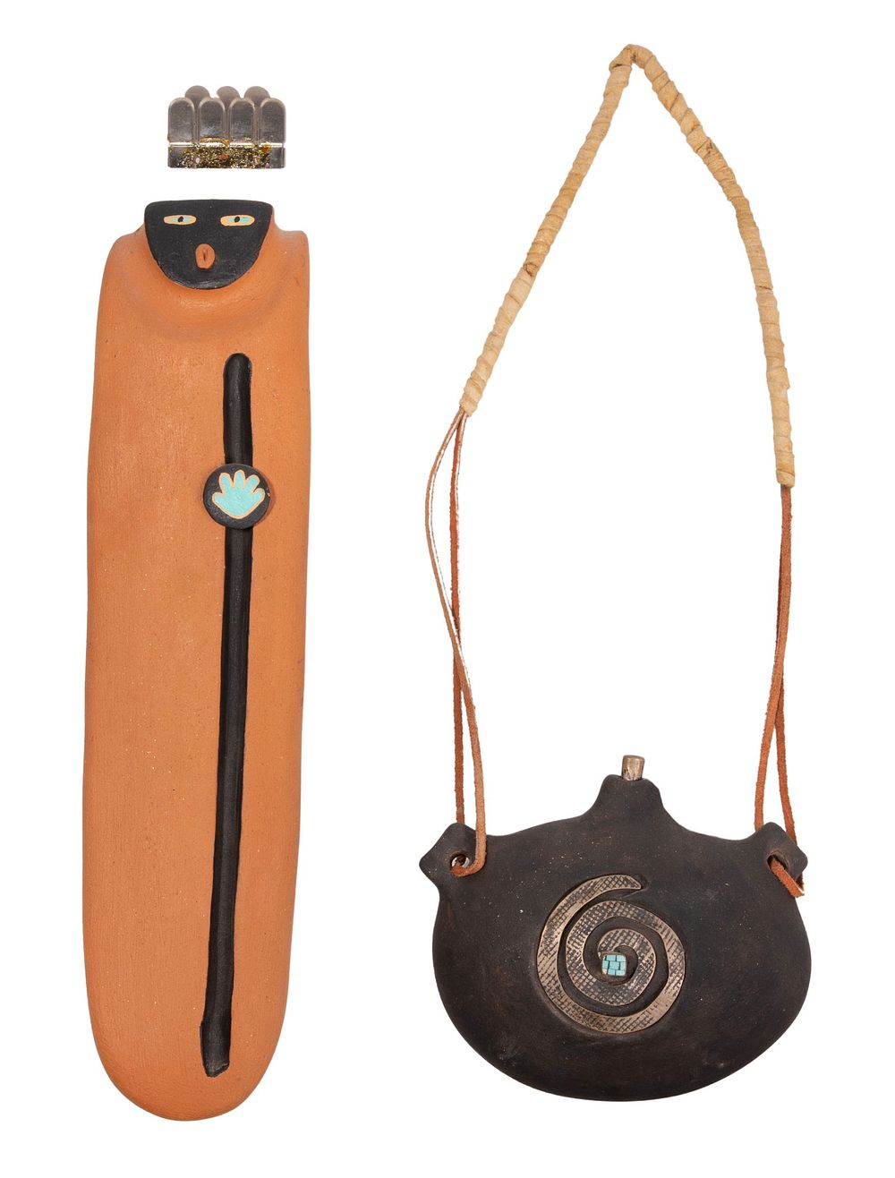 Lot 237: Nora Naranjo Morse (American / Santa Clara Pueblo, b.1953) Wall Hangings