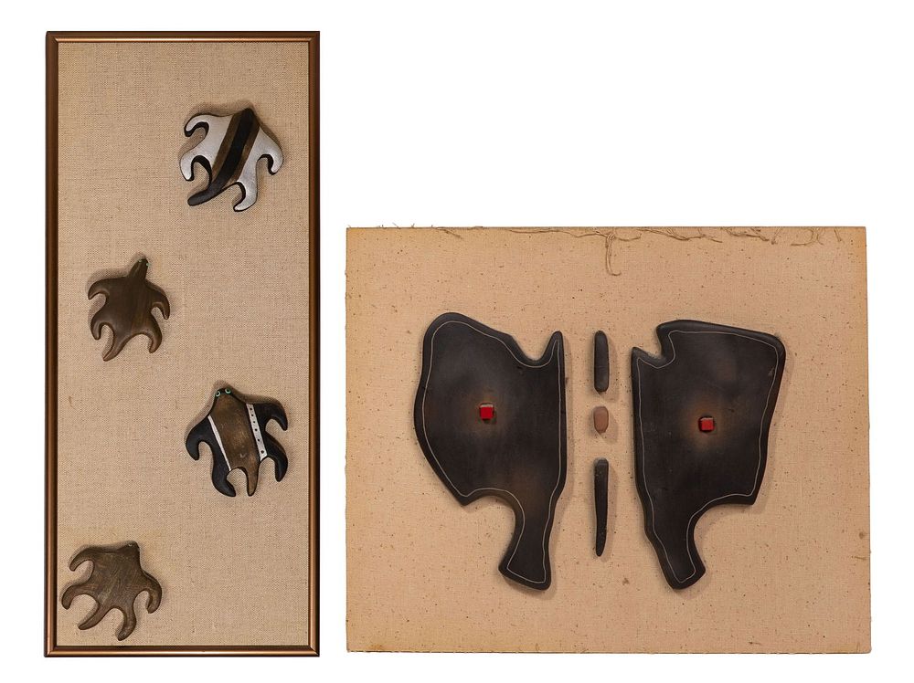 Lot 241: Nora Naranjo Morse (American / Santa Clara Pueblo, b.1953) Wall Hangings